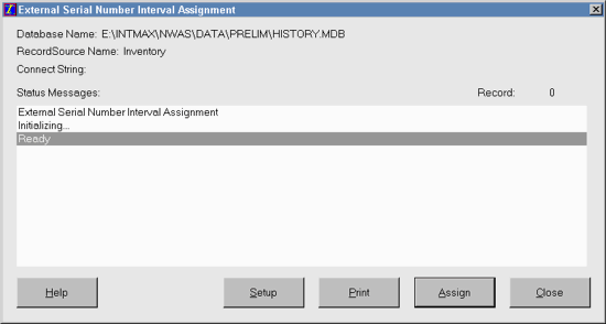 IntervalMAX Calibration Interval Analysis Software - Export Interval Analysis Screen